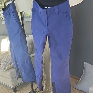 Salomon Medieval Blue Ski/snow Pants Sz S WORN ONCE!